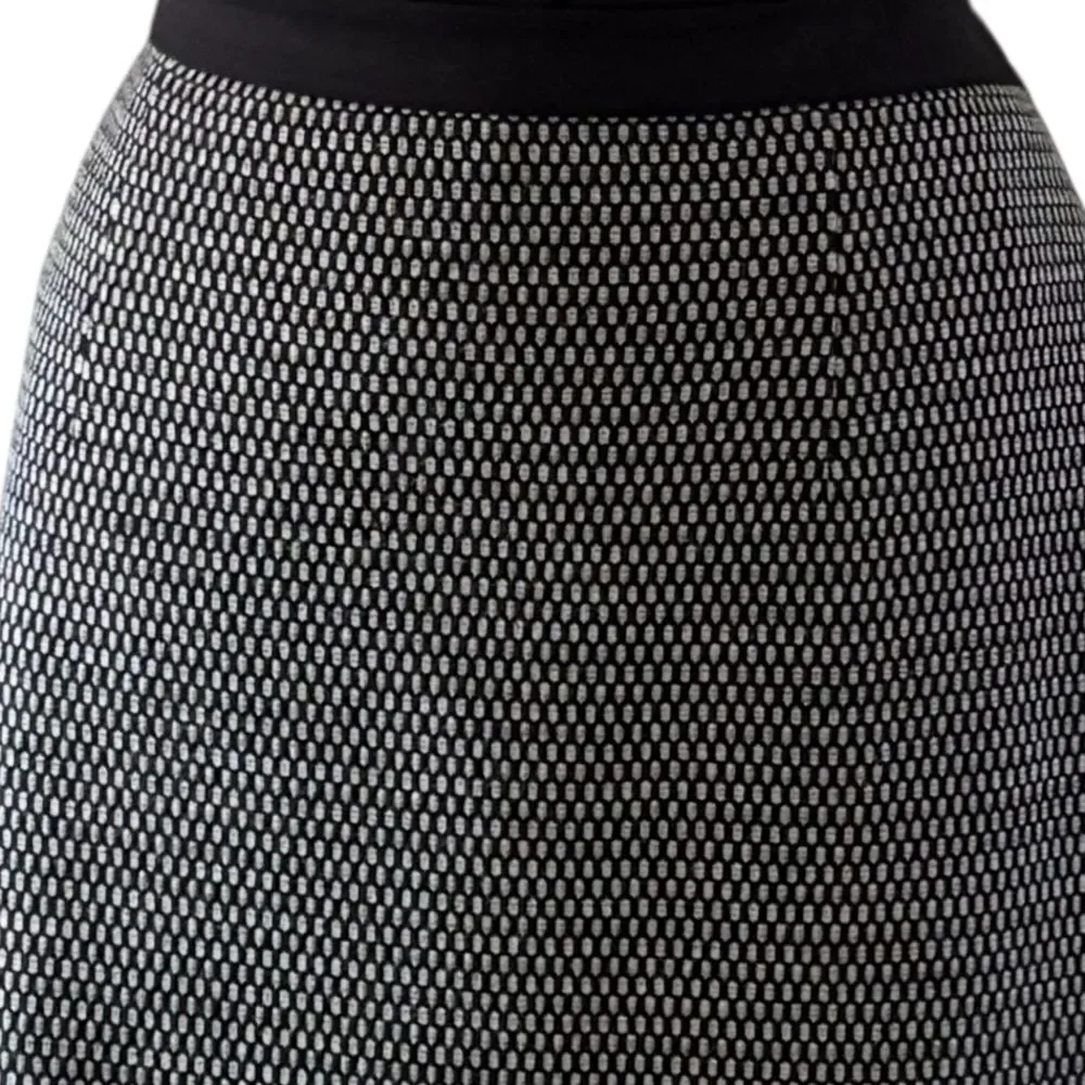 Classiques Entier High Waist Pencil Skirt Honeycomb Print Size 14
